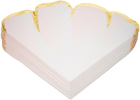 Blue Panda 50 Pack Pink Gold Petal Floral Napkins