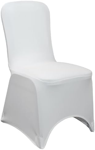 Your Chair Covers White Square Top Dining Chair Slipcovers