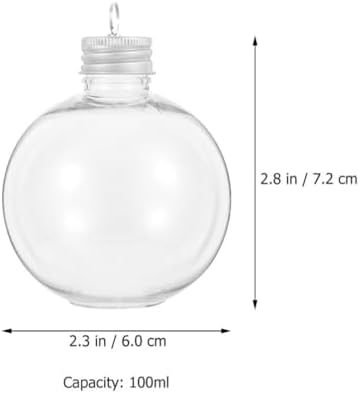 Sewroro 10pcs Christmas Tree Fillable Ornaments