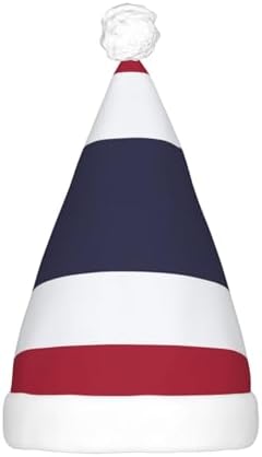 Thailand Flag Christmas Hat with LED Lights