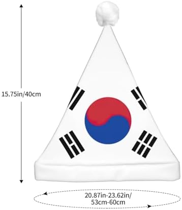 Republic Of Korea Flag Christmas Hat with LED Lights