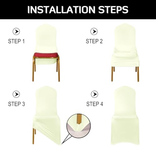 Babenest Spandex Chair Covers Fitted Dining Room Slipcovers Protector