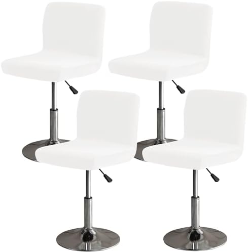 Gollense Velvet Stretch Bar Stool Covers 4 Pack