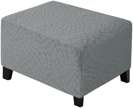 ZNSAYOTX Stool Covers Soft Durable Washable Ottoman Footrest Slipcovers for Small Stools
