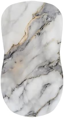 White Marble Stool Covers with Backs Set of 2