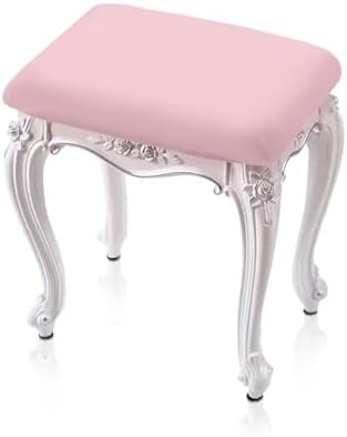 Pink 2pcs Rectangle Stool Covers Stretch with Elastic