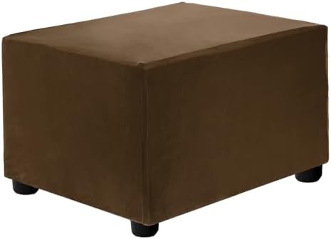 Uxcell Stretch Stool Cover Dark Brown 50-76cm