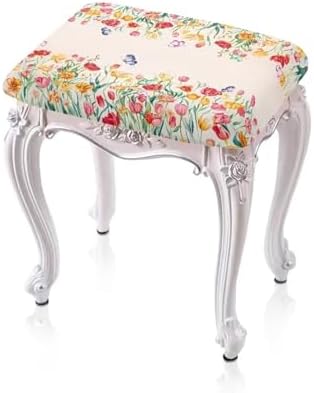 Luarisgur Rectangle Stool Covers Set of 2 for Bar Stools