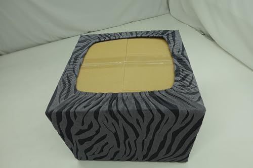 ZeugLung Stretch Jacquard Square Ottoman Cover