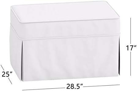 Custom Cotton Ottoman Slipcover Replacement for Pottery Barn PB Basic