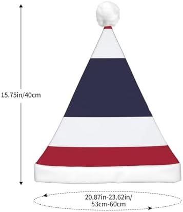 Thailand Flag Christmas Hat with LED Lights