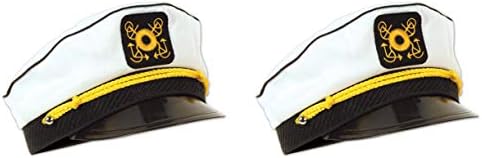 Beistle Yacht Captains Hats 2 Pack - Nautical Themed Costume Accessory