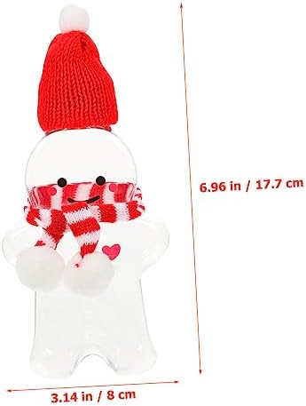 5 Sets Gingerbread Jars Creative Christmas Cookie Containers Storage Jars Festive Design
