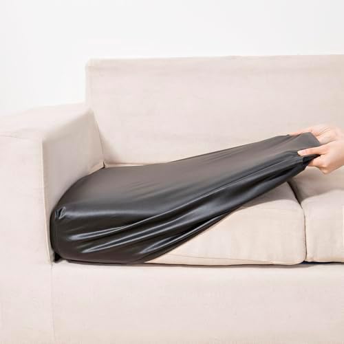 HOOBUY Waterproof PU Leather Sofa Cushion Cover 1pc