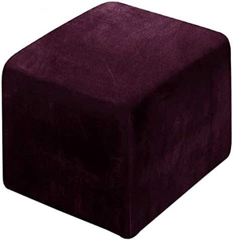 Velvet Ottoman Cover - Small Medium Large - Purple