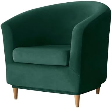 Deisy Dee 2 Piece Velvet Armchair Slipcover