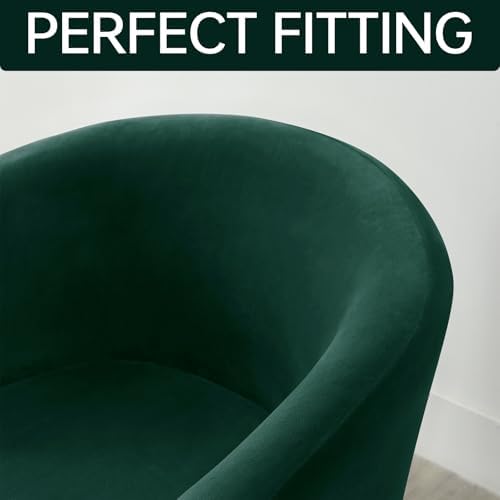 Deisy Dee 2 Piece Velvet Armchair Slipcover