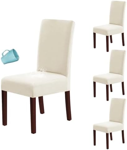 HVERSAILTEX Waterproof Dining Chair Covers Set of 4