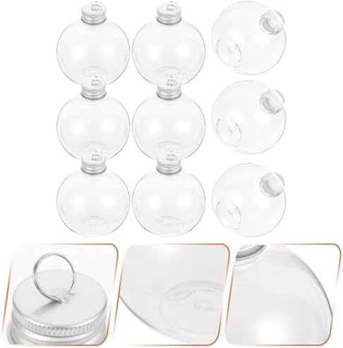 Sewroro 10pcs Christmas Tree Fillable Ornaments