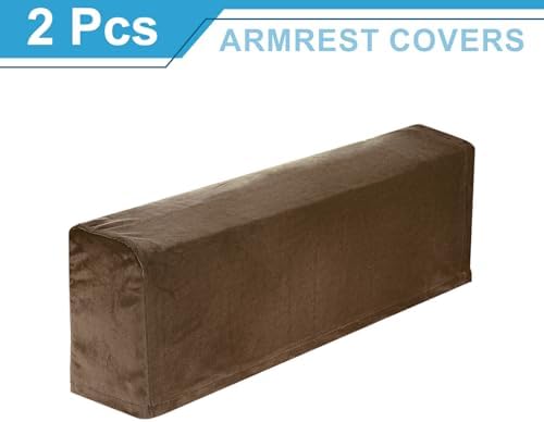Uxcell 2Pcs Stretch Armrest Covers for Chair and Sofa