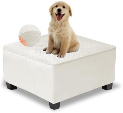 NeColorLife Waterproof Square Ottoman Cover