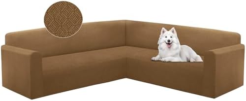 Light Brown X-Large Sectional Couch Cover