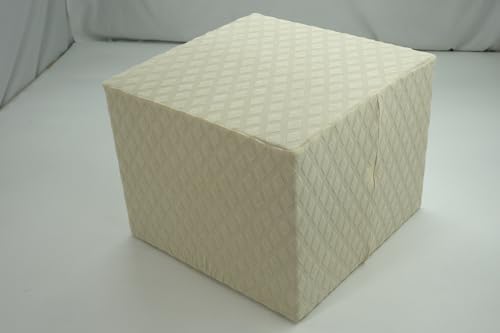Zeuglung Square Ottoman Cover with Stretch Fabric