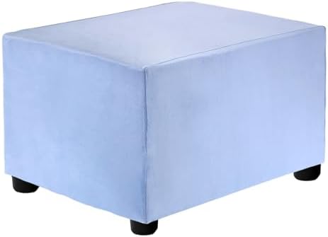 Uxcell Stretch Foot Stool Cover with Elastic for Living Room Bedroom