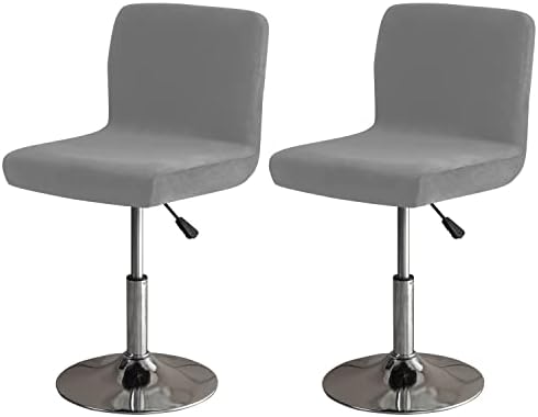 LightInTheBox Bar Stool Cover Dark Gray 2Pc