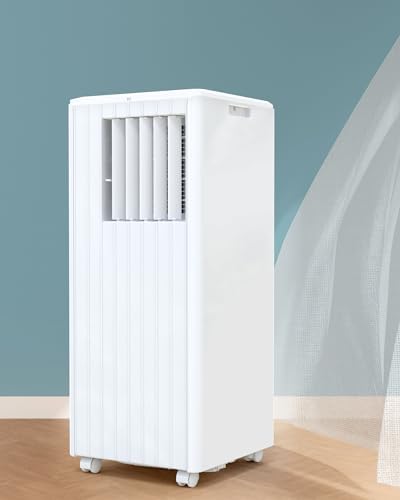 KYBOLT 8000 BTU Portable AC Unit with Remote Control and Dehumidifier - White