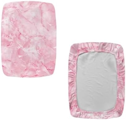 Pink Texture Bar Stool Covers Set of 2