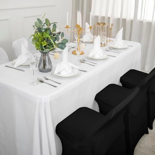 12 PCS Waterproof Stretch Spandex Chair Covers for Wedding and Party