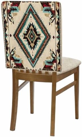 Shine-Home Southwestern Dining Chair Covers 4 Pack
