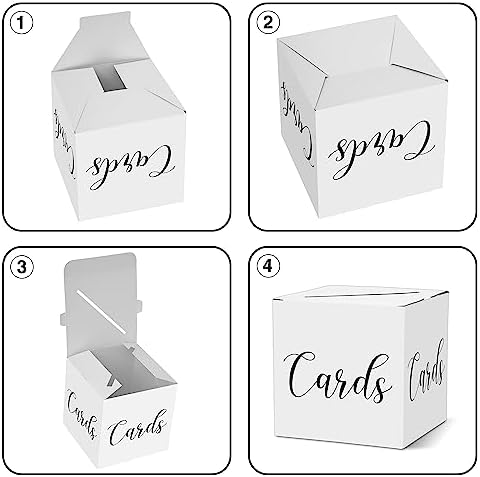 Classic Elegant Card Box - 1 Set Hot Stamping for Gift Envelope Money