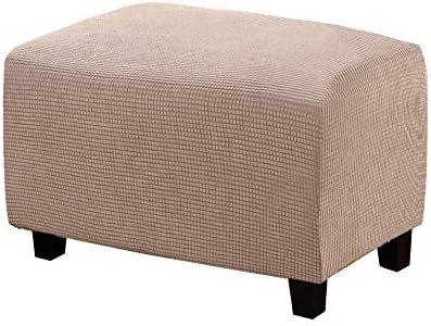 Rectangle Ottoman Slipcover with Elastic Bottom