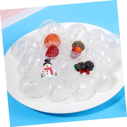 50pcs Clear Plastic Capsules for Vending Machine Refills