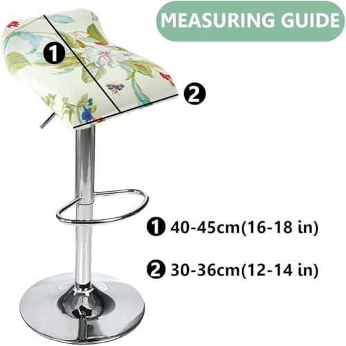 Waghw Set of 6 4 2 1 Square Stool Covers with Elastic Bottom