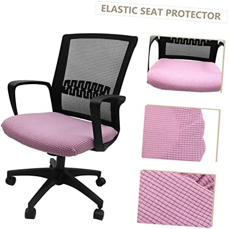 STOBAZA Elegant Office Chair Protector Stretchy Decorative Seat Cover