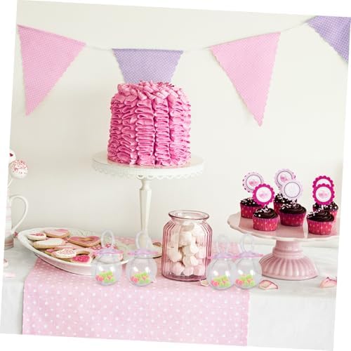 Baby Shower Candy Box 20pcs Pacifier Shape Clear Containers
