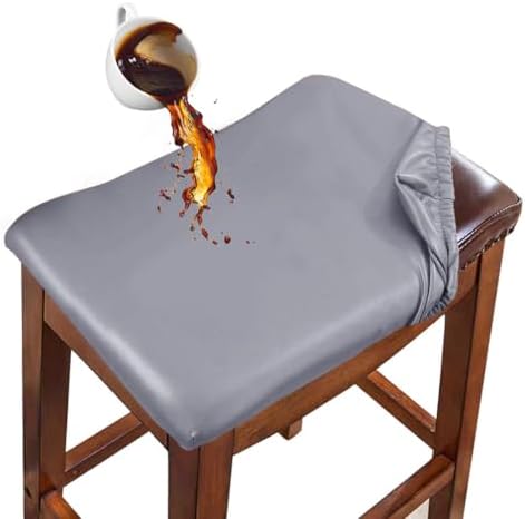 Waterproof Stool Covers Set of 4 Dark Gray