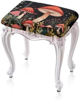 Flashideas Red Rectangle Stool Covers 2 Pack
