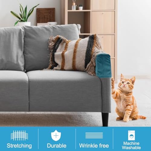 Uxcell 2Pcs Stretch Armrest Covers for Chair and Sofa