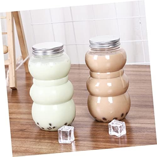 Cabilock 10pcs Snowman Beverage Bottles for Party Packaging