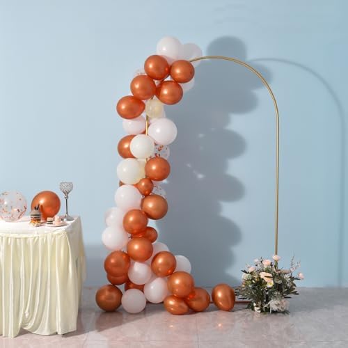Vincidern 66 Ft Gold Wedding Arch Backdrop Stand for Parties
