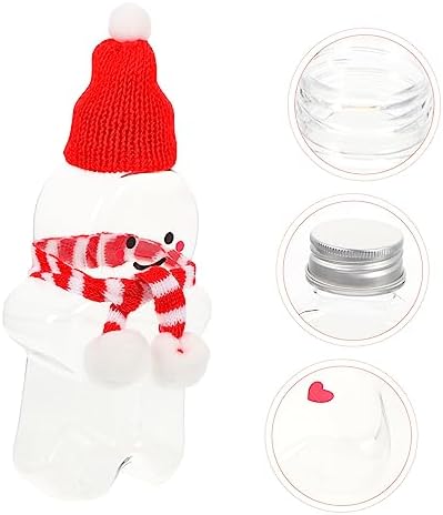 IMIKEYA 5pcs Christmas Gingerbread Jar Set for Cookies and Party Favors