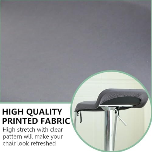 Waghw Set of 6 4 2 1 Square Stool Covers with Elastic Bottom