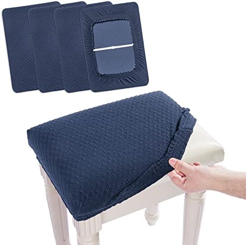 BUYUE 4 Pc Vanity Stool Bench Covers