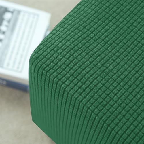 Stretch Jacquard Square Ottoman Cover for Stool and Footrest