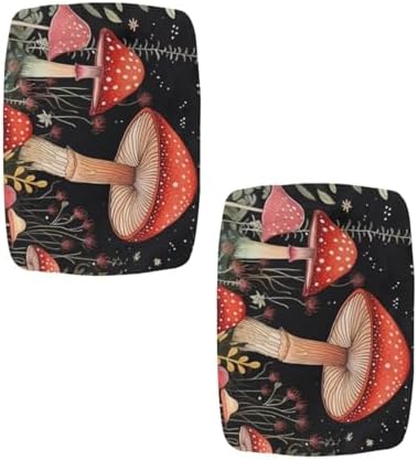 Flashideas Red Rectangle Stool Covers 2 Pack