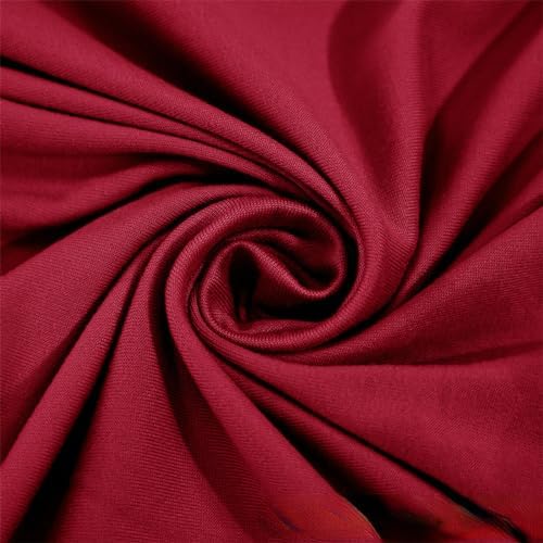 YOCOVER Stretch Wingback Chair Slipcover with Ottoman
